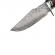 Cutit de vanatoare, ideallstore®, fixed blade, husa piele, otel damasc