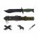 Cutit tactic, ideallstore®, military rambo, 30.7 cm, verde