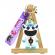 Figurina breloc, ideallstore®, the smiling critters,plastic cauciucat, 10 cm