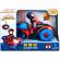 Masina jada toys rc miles morales techno-racer 1:24 17 cm cu telecomanda