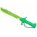 Sabie de jucarie ideallstore®, eye sight, plastic, led, sunete, 60 cm, verde