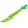 Sabie de jucarie ideallstore®, eye sight, plastic, led, sunete, 60 cm, verde