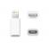 Adaptor telefon, micro usb, apple iphone, alb