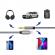 Cablu audio auxiliar, qyp50, mufa jack, 3.5mm, 10cm
