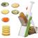 Razatoare multifunctionala, accesorii incluse, alb/verde
