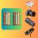 Set 2 baterii tip r20, dimensiunea d, 1.5v