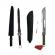 Set doua sabii de vanatoare,  ideallstore®, last ronin, 68.5 cm, negru