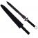 Set doua sabii de vanatoare, ideallstore®, cold blood, 71 cm