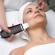 Aparat Cosmetic Skin Scrubber, Peeling Exfoliator Facial, Multi-Functional Face Lifting Beauty Machine, Black, TotulPerfect