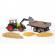 Tractor claas nectis 267 f cu remorca basculabila bruder