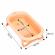 Cadita de baie cu dop de scurgere ecotoys ha-b37 - roz