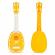 Chitara ukulele pentru copii cu 4 corzi ecotoys mj030 - portocala