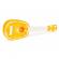 Chitara ukulele pentru copii cu 4 corzi ecotoys mj030 - portocala