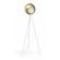 Lampadar otel alb auriu design 87x56x155 cm