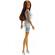 Papusa barbie tinute stralucitoare satena cu rochita blue