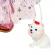 Papusa nines d'onil, mia cotton, cu parul albastru, cu catel, cu articulatii,