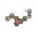 Set margele de calcat beedz art - botanica cu placi hexagonale