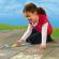 Creta colorata de asfalt pentru copii
