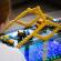 Jucarie stax - set constructie cu lumini si sunete - tractor
