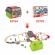 Jucarie din lemn - set tren constructii (50 piese)