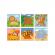 Puzzle din lemn cuburi - animale exotice 3 x 3