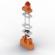 Jucarie copii marble run hubelino - extensie lift pentru bile (24 piese)
