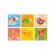 Puzzle din lemn cuburi - animale 3 x 3