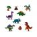 Set creativ - margele de calcat cu lumea dinozaurilor pentru copii