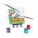 Set creativ - pictura pe numere animale din padure (3 panze)