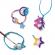 Set creativ copii - bijuterii cu cristale cu tematica galaxie