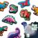 Set de lucru manual pentru copii cu dinozauri fosforescenti