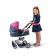Carucior pentru papusi multifunctional - pisici chichi, 2 in 1