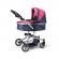 Carucior pentru papusi multifunctional - pisici chichi, 2 in 1