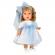 Papusa nines d'onil, susette tul, cu parul blond, cu sunete, cu funda albastra,