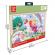 Puzzle din lemn 2 in 1 - unicorn (26 piese), cu fata dubla si activitate