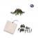 Set creativ dino si excavarea scheletului 2 in 1 - stegozaur