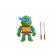 Figurina metalica testoasele ninja leonardo