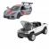 Hot wheels set 2 masinute metalice pull back gmc hummer ev si corvette c8r 1:43