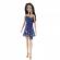 Barbie papusa clasica satena cu rochita albastra cu imprimeu cu fluturi