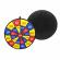 Joc de darts cu 2 mingi si 2 sageti, velcro, pentru copii, 28 cm, multicolor