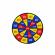 Joc de darts cu 2 mingi si 2 sageti, velcro, pentru copii, 28 cm, multicolor