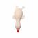 Jucarie squeeze, model rata, antistres, alb,13 cm, pentru copii