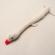 Jucarie squeeze, model rata, antistres, alb,13 cm, pentru copii