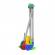 Set mini golf pentru copii, 3 crose si 2 mingi, 2 gauri, 2 popice, 50 cm, multicolor, +3 ani