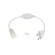 Furtun Luminos Led Neon Flex lumina rosie, 220V, 9x15 MM cu sursa de alimentare