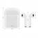 Set 2 casti bluetooth tws i7 mini, toc incarcare, alb