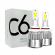 Set 2 becuri auto c6 9005 6000k , 72w