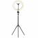 Lampa circulara 18 inch cu trepied, 3 faze lumina