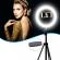 Lampa circulara 18 inch cu trepied, 3 faze lumina