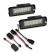 Set 2 x lampi led iluminare numar h02008, canbus, vw/skoda/seat